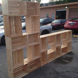 Vintage crate style wall unit - Furniture