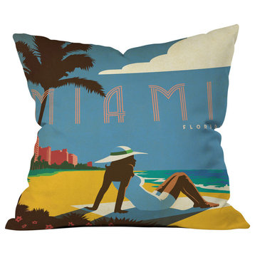 Anderson Design Group Miami Outdoor Throw Pillow