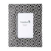 Safi Frame 4x6inch Black/White Pattern