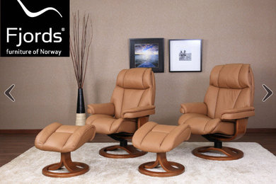 Trendy living room photo in Other