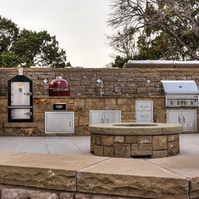 Outside cooking area