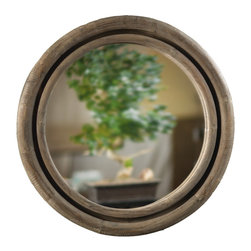 Vagabond Vintage - Round Pine Mirror - Wall Mirrors