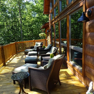 Custom Castlerock Log Home 8x12 D Log