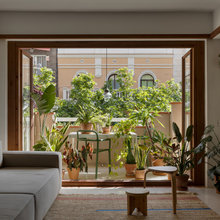 Un piso elegante de espacios abiertos con una preciosa terraza