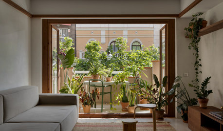 Un piso elegante de espacios abiertos con una preciosa terraza