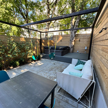 Greenwood front and back yard