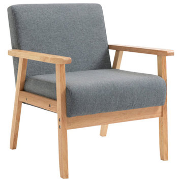 Bahamas Linen Chair, Gray