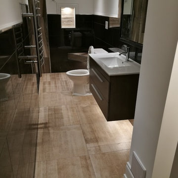 Basement Spa Bathroom Entrance View