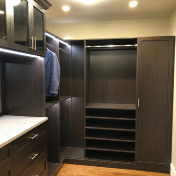 Boston and Providence area Custom Closet with Backing