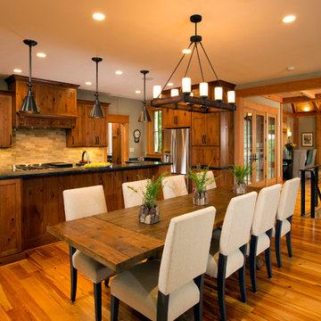 Lakefront Timber Frame Home and Pavillions