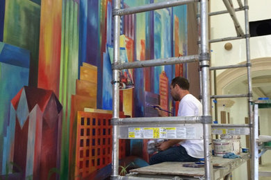 Mural "Downtown LA" Process