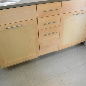 Crystal Cabinets- Contemporary Maple Master Bath