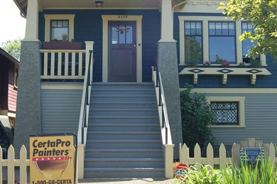 Traditional exterior home idea in Vancouver