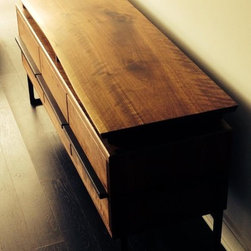 Walnut Media Cabinet - Products
