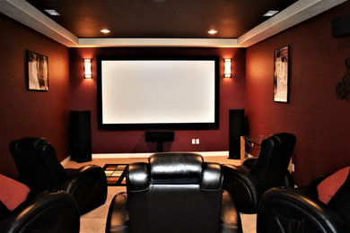 Home theater - home theater idea in Denver