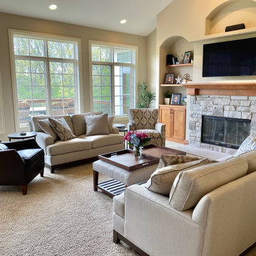 Pewaukee Fireplace Facelift