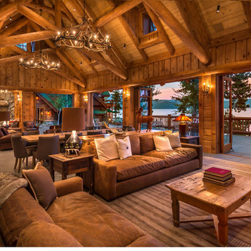 Hybrid Log Home