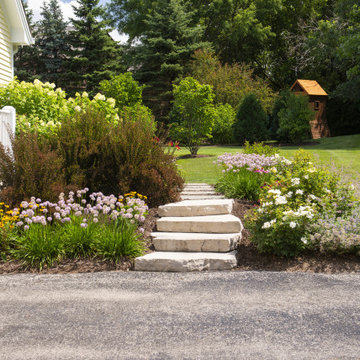 Farmhouse Stone Steps - Hawthorn Woods, IL