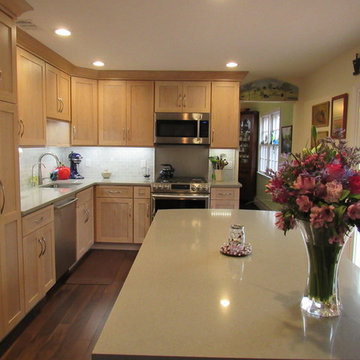 Parsippany, NJ Kitchen Remodel and Expansion with Island