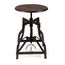 wood and metal furniture