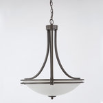 Yosemite Home Decor - 4-Lights Pendant Lighting, Brown - Features: