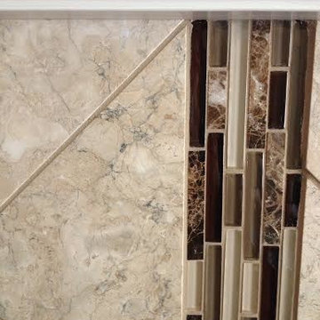 Two Transitional Styles, One Fireplace