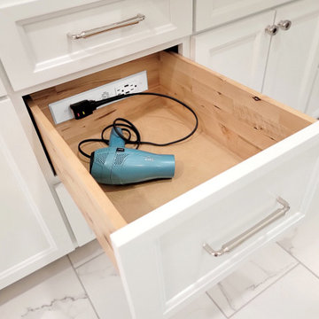Bathroom Vanity In-Drawer Outlets