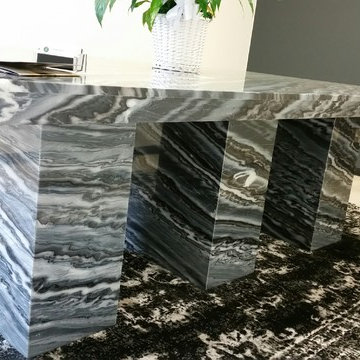 Ash Grey Quartzite Conference Table