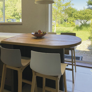 Blend of contemporary and traditional incorporating Fred's dog bed in Gurnard
