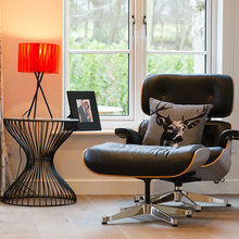 Designikon: Charles och Ray Eames Lounge fåtölj och fotpall