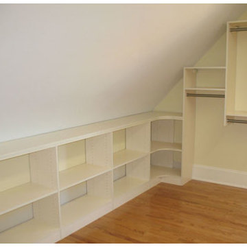 Walk-in and reach-in closets