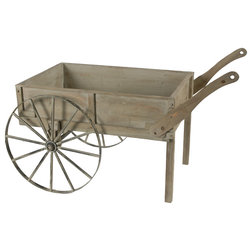 Farmhouse Wheelbarrows And Garden Carts by Fantastic Decorz LLC