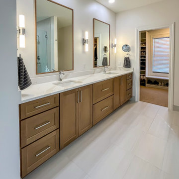 Primary Bath Remodel with Walk-in Closet System
