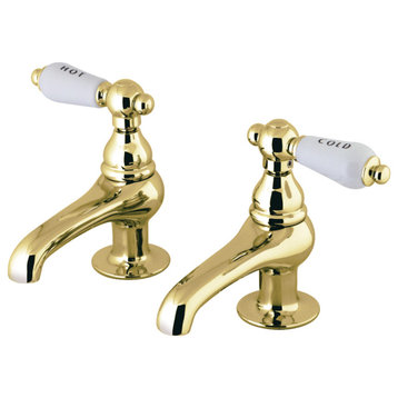 Kingston Brass CC3L2 Basin Faucet, Polished Brass