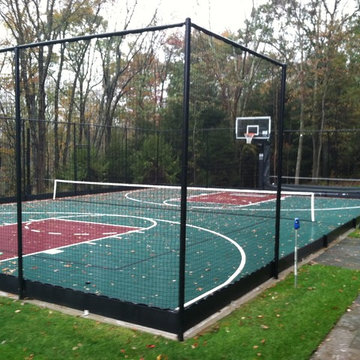 Backyard Basketball Courts in Hingham