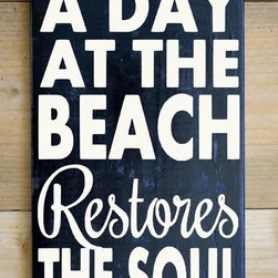 Handcrafted Beach House Decor Signs - Products