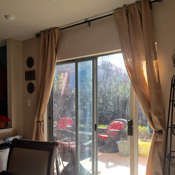 Burlap Drapes