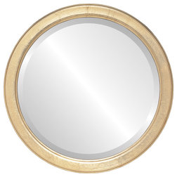 Transitional Wall Mirrors by The Oval and Round Mirror Store