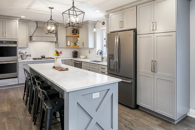 Example of a farmhouse kitchen design in Other
