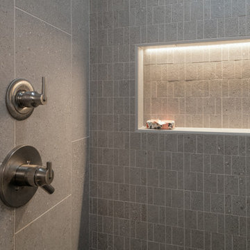 Modern Compact Bathroom Remodel
