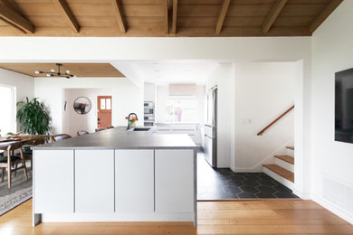 Inspiration for a contemporary home design remodel in San Francisco