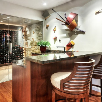 Glass Wine Cellar - Laguna Niguel, California