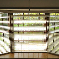 Bay Window Treatments - Venetian Blinds