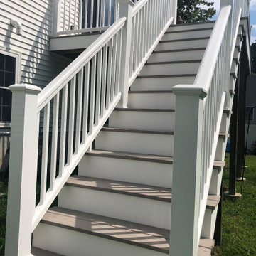 New pool deck and rear deck modifications