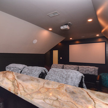 Media Room over Garage