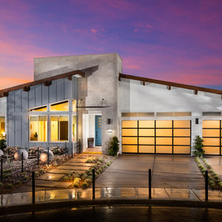 Mittelgroßes, Einstöckiges Mid-Century Haus in Los Angeles