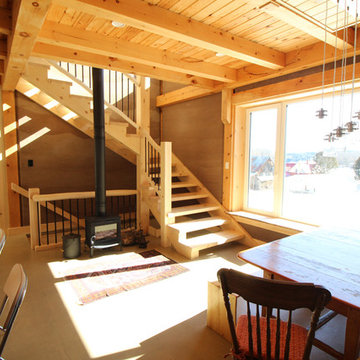 Rammed Earth Home - Kitchen Space