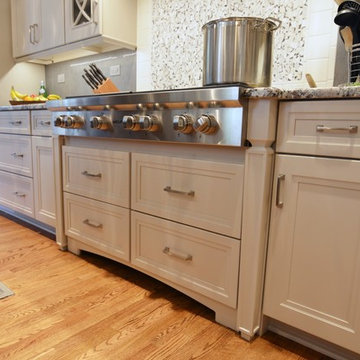 Elegant Transitional "L Shaped" Kitchen in Wheaton by Adam Hartig AKBD