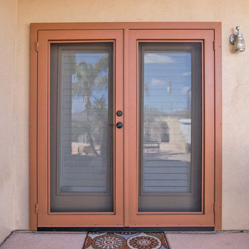 Clear View Iron Security Door