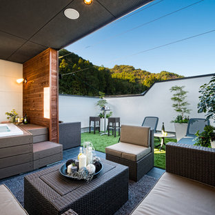 他の地域のインダストリアルスタイルのおしゃれなテラス・中庭の写真